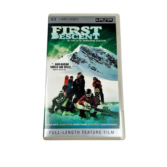 “First Descent” The Story Of The Snowboarding Revolution UMD Video For PSP - Picture 1 of 4